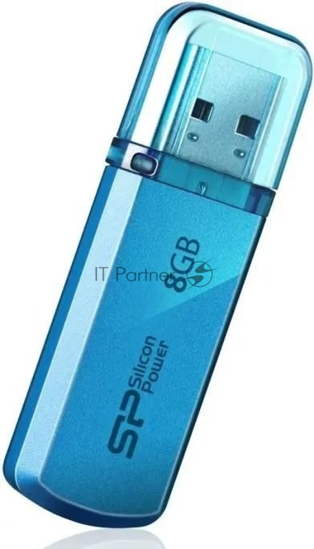 Флешка USB Silicon Power R/W 8Gb Helios 101 SP008Gb,UF2101V1B USB 2.0 синий