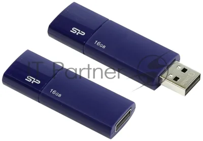 Флешка USB 16Gb, Silicon Power Ultima U05, USB 2.0, синий
