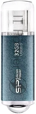 Флешка USB R/W Silicon Power 32Gb Marvel M01 SP032Gb,UF3M01V1B USB3.0 синий