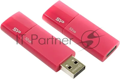 Флешка USB R/W 32Gb, Silicon Power Ultima U05, USB 2.0, Розовый