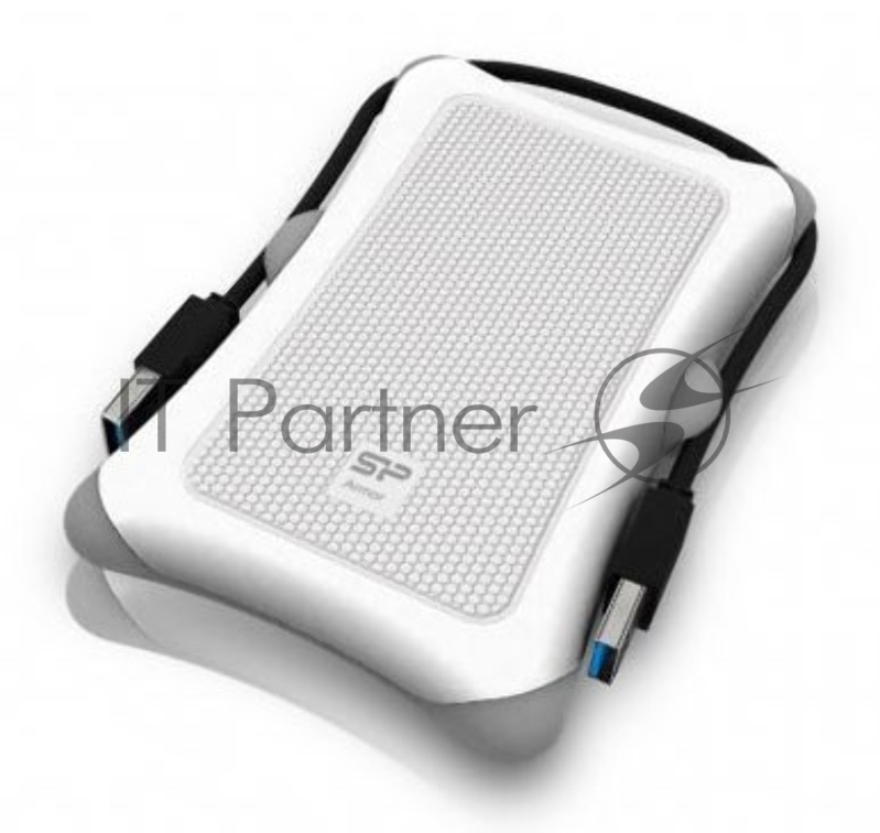 Внешний HDD 2.5" Silicon Power Armor A30, 1TB, USB 3.2 Gen 1 Type-A, 5400 rpm, белый