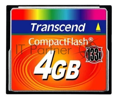 Флеш карта CF 4Gb 133x Type I Transcend (TS4GCF133)
