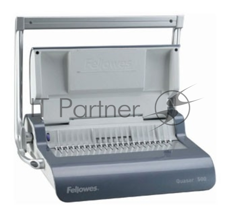 Переплетчик Fellowes Quasar+ (FS-56277) A4/перф.22л.сшив/макс.500л./пластик.пруж. (6-51мм)