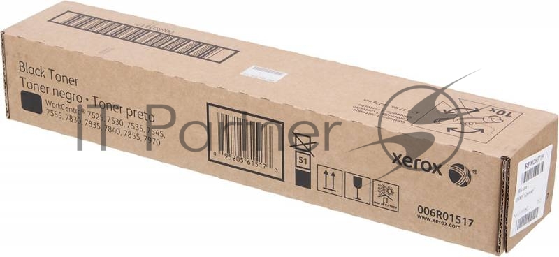 Картридж лазерный Xerox 006R01517 черный для Xerox WC7545/7556 (26000 стр.)