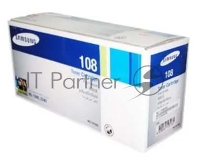 Картридж лазерный Samsung MLT-D108S черный для Samsung ML-1640/1641/2240/2241 (1500 стр.)