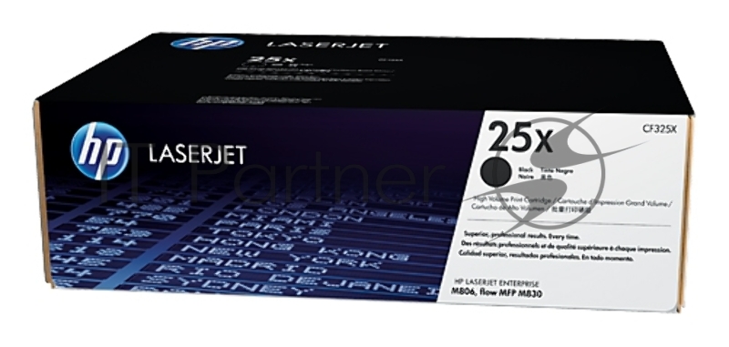 Тонер Картридж HP CF325X черный для HP LJ Flow M830z/M806x+/M830z/M806dn/M806x (40000 стр.)