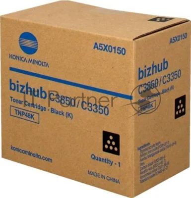 Тонер-картридж Konica-Minolta bizhub C3350/C3850 черный TNP-48K