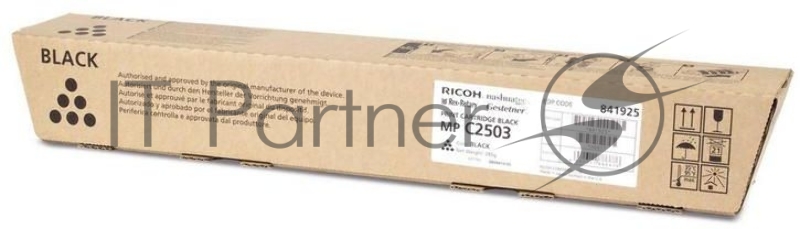 Картридж лазерный Ricoh type MPC2503 черный для Aficio MP C2003SP/C2503SP/C2003ZSP/C2503ZSP/C2011SP 15000 отпечатков