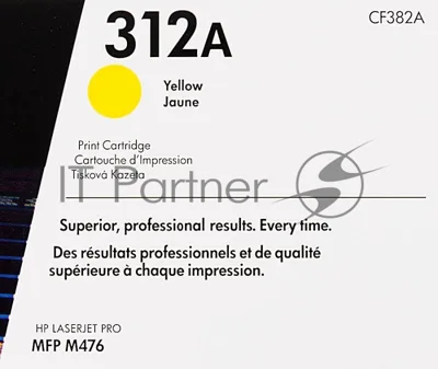 Тонер Картридж HP 312A CF382A желтый для HP CLJ Pro M476 (2400 стр.)