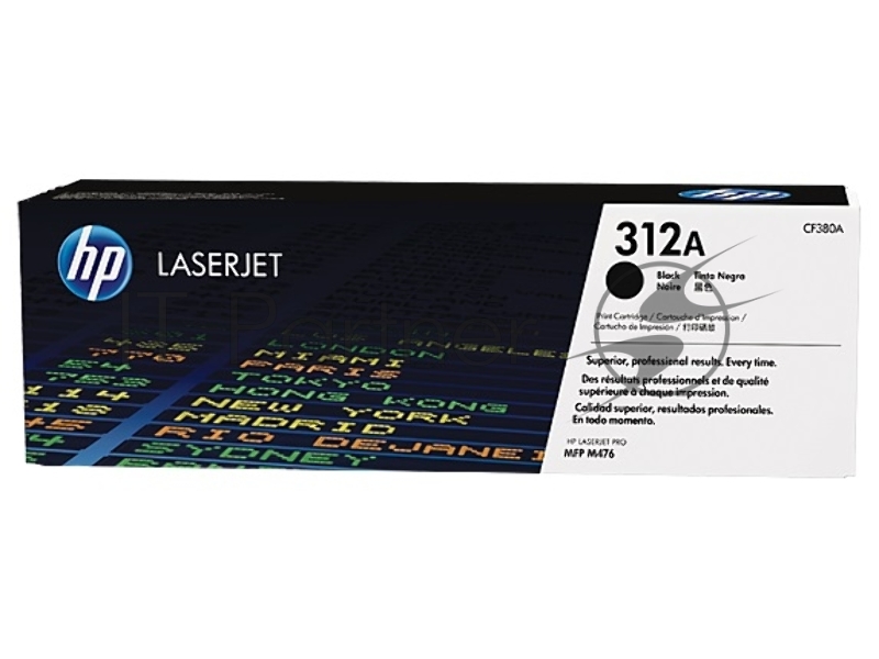 Тонер Картридж HP 312A CF380A черный для HP CLJ Pro M476 (2400 стр.)