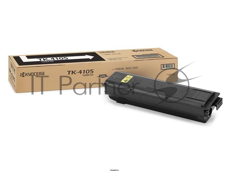 Картридж лазерный Kyocera TK-4105 (1T02NG0NL0) черный для TASKalfa 1800/2200/1801/2201 15000 стр