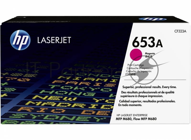 Тонер Картридж HP 653A CF323A пурпурный для HP MFP M680/Flow MFP M680 (16000 стр.)