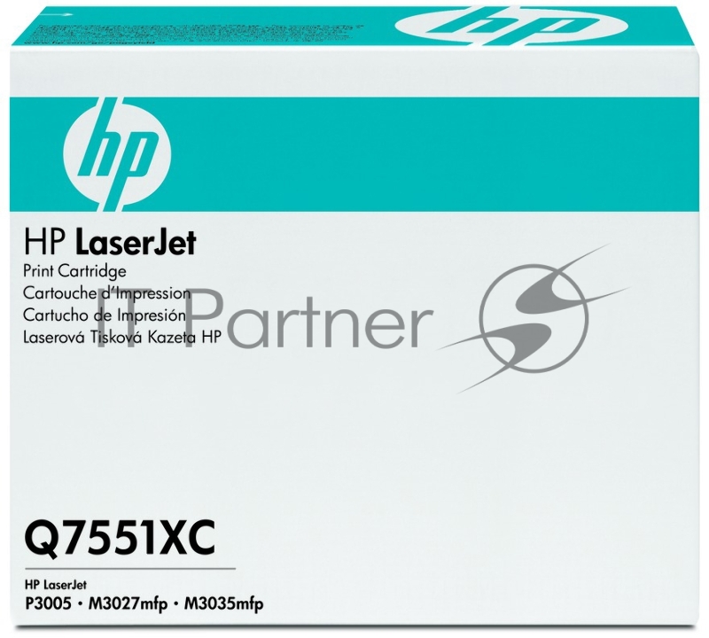 Картридж лазерный контрактный HP LaserJet Q7551XC Contract Black Print Cartridge