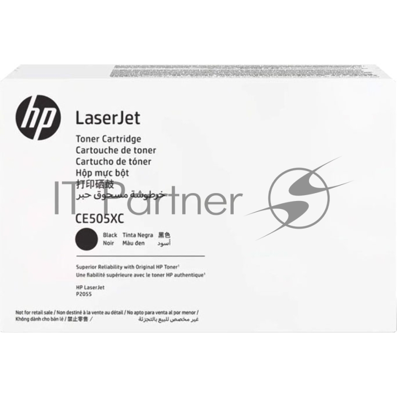 Картридж лазерный контрактный HP LaserJet CE505X Contract Black Print Cartridge