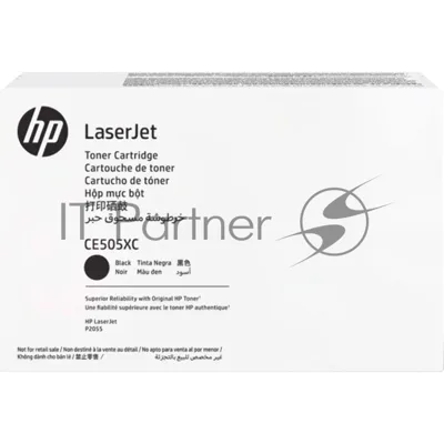 Картридж лазерный контрактный HP LaserJet CE505X Contract Black Print Cartridge