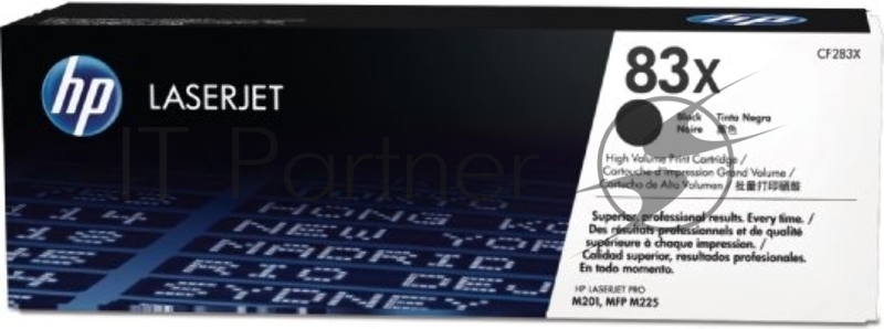 Тонер Картридж HP 83X CF283X черный для HP LJ Pro M201/M225 (2200 стр.)