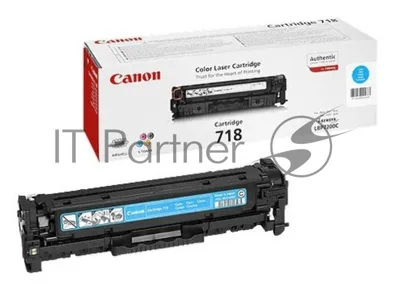 Картридж лазерный Canon Cartridge 718C (2661B002) голубой (2900 стр.) для Canon LBP7200/MF8330/8350
