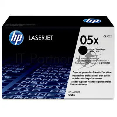 Картридж лазерный HP CE505X черный для LJ P2055 6500 стр.