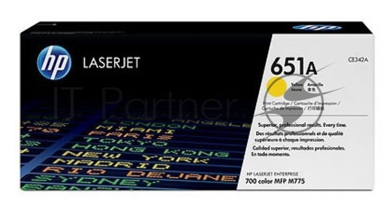 Картридж лазерный HP CE342A желтый LaserJet 700 Color MFP 775 (16000 стр.)