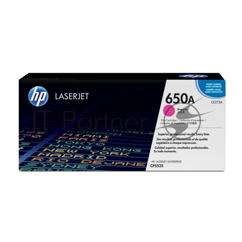 Картридж лазерный HP CE273A пурпурный для CLJ CP5520/5525 15000 стр.