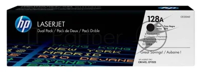 Картридж лазерный HP CE320AD 128A черный двойная упаковка для CLJ Pro CM1415FN/CM1415FNW/CP1525N/CP1525NW 2 x 2 000 стр.