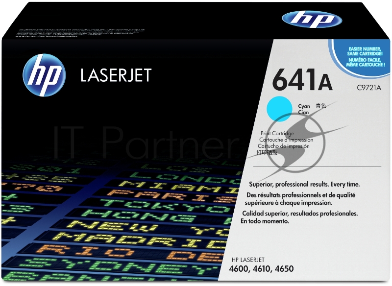 Картридж лазерный HP C9721A голубой для Color LJ 4600 Series 8000 стр.