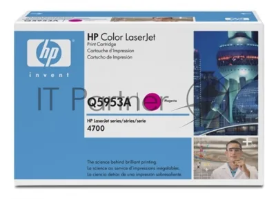 Картридж лазерный HP Q5953A пурпурный для Color LaserJet 4700 10000 стр.