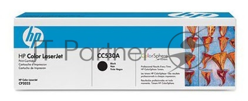 Картридж лазерный HP CC530A черный для LJ CP2025/CM2320 3500 стр.