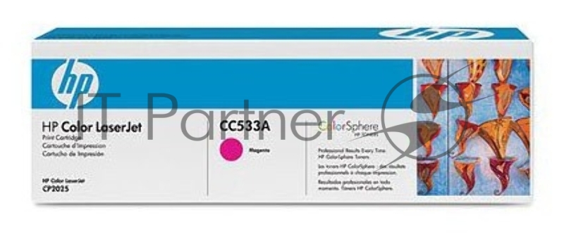 Картридж лазерный HP CC533A пурпурный LJ CP2025/CM2320 (2800 стр.)