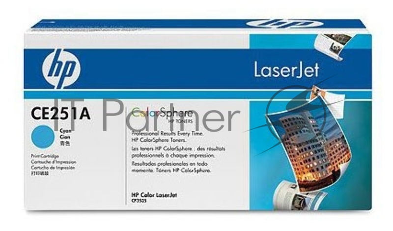 Картридж лазерный HP CE251A голубой для CLJ CM3530/CP3525 7000 стр.