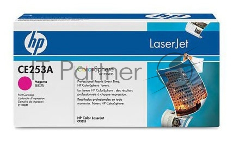 Картридж лазерный HP CE253A пурпурный CLJ CM3530/CP3525 (7000 стр.)
