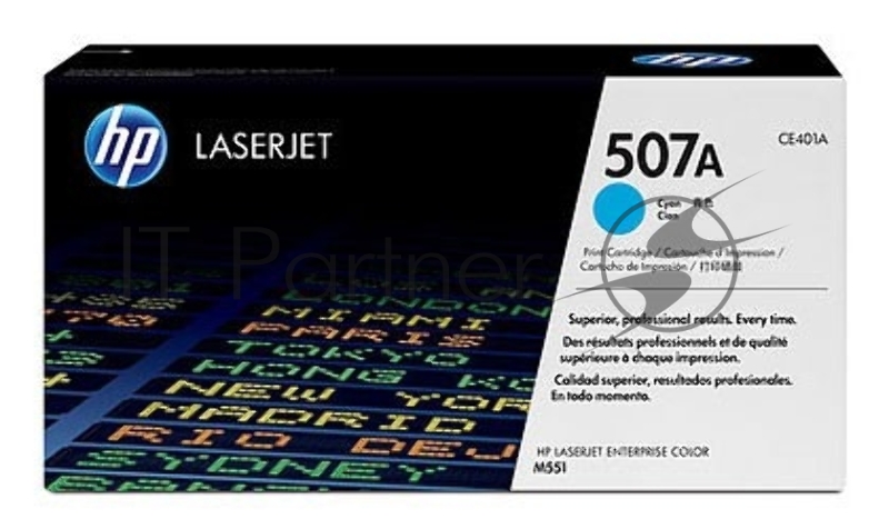 Картридж лазерный HP CE401A голубой для CLJ M551 6000 стр.