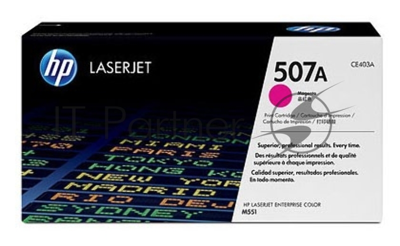 Картридж лазерный HP CE403A пурпурный для CLJ M551 6000 стр.