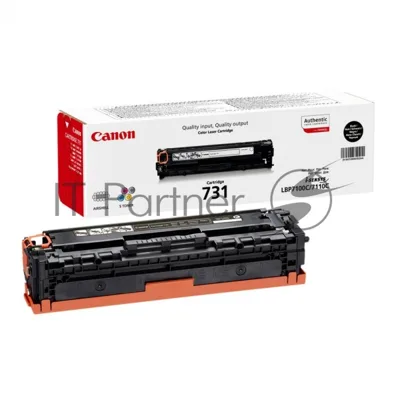 Картридж лазерный Canon Cartridge 731HBK (6273B002) черный (2400 стр.) для LBP7100Cn/7110Cw