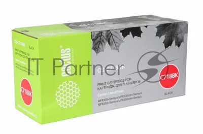 Картридж лазерный Cactus CS-C718BK черный (3400 стр.) для принтеров Canon i-Sensys MF8330/MF8340/MF8350/MF8360/MF8540/MF8580/LBP7200/7210/7660/7680