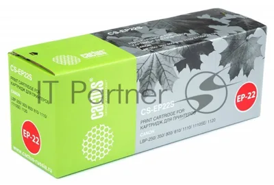 Тонер Картридж Cactus CS-EP22S черный для Canon LBP-250 350 800 810 1110 1110SE 1120 (2500 стр.)