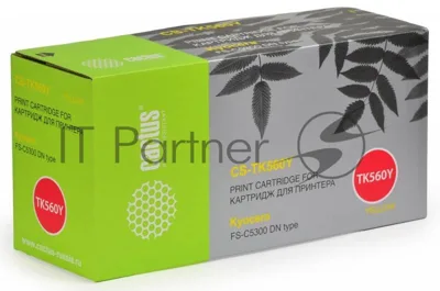 Картридж лазерный Cactus CS-TK560Y желтый (10000 стр.) для Kyocera FS-C5300DN