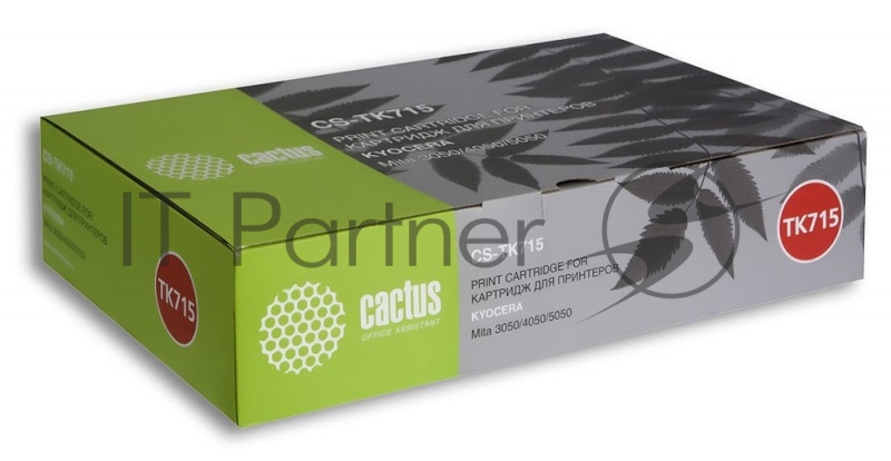 Картридж лазерный Cactus CS-TK715 (34000 стр.) черный для Kyocera Mita KM 3050/4050/5050