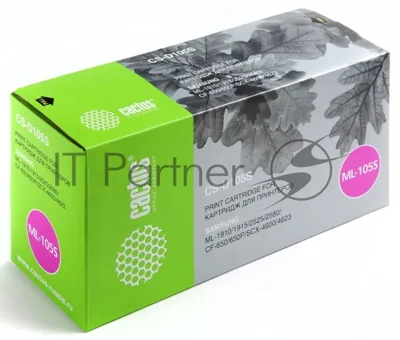 Картридж лазерный Cactus CS-D105S черный (1000 стр.) для Samsung ML-1910/1915/2525/2580/SCX-4600/4623/SF-650