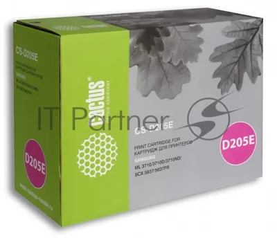 Картридж лазерный Cactus CS-D205E черный (10000 стр.) для Samsung ML-3710ND/ML-3712DW/SCX-5639FW/SCX-5637FR
