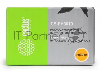 Картридж лазерный Cactus CS-PH3010 (106R02181) черный (1000 стр.) для Xerox Phaser 3010/WorkCentre 3045