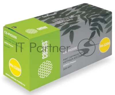 Картридж лазерный Cactus CS-PH3200 (113R00730) черный (3000 стр.) для Xerox Phaser 3200 MFP