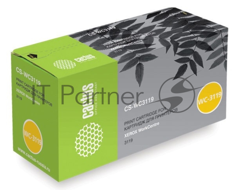 Картридж лазерный Cactus CS-WC3119 (013R00625) черный (3000 стр.) для Xerox WorkCentre 3119