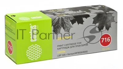 Картридж лазерный Cactus CS-C716Y желтый (1500 стр.) для Canon i-Sensys MF8030/MF8030cn/MF8050/LBP 5050