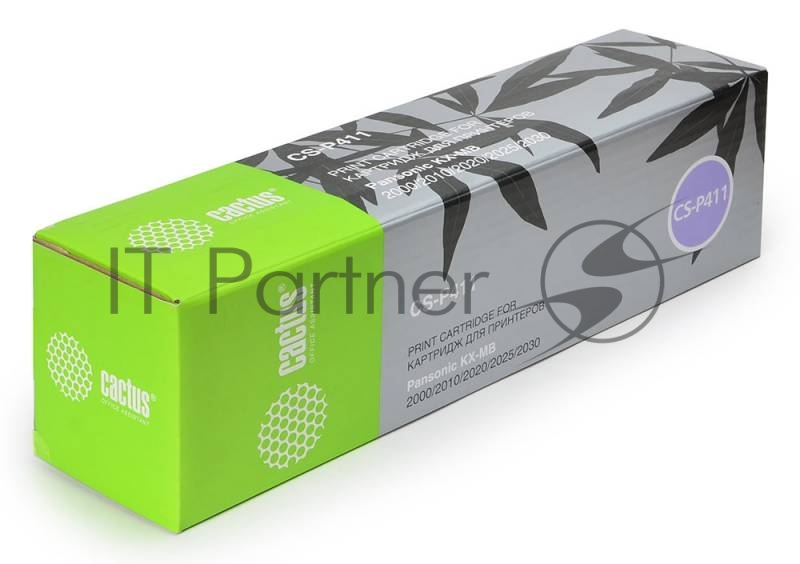 Картридж лазерный Cactus CS-P411 черный (2000 стр.) для Panasonic MB1900/MB2000/MB2010/MB2020/MB2025/MB2030