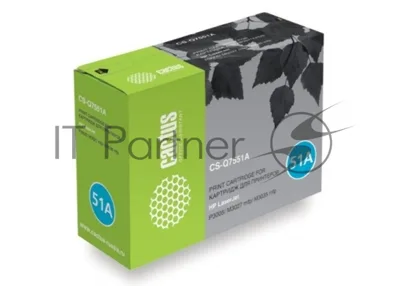 Картридж лазерный Cactus CS-Q7551A черный (6500 стр.) для HP Laser Jet P3005/M3027 mfp/M3035 mfp.