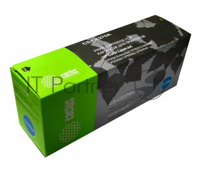 Картридж лазерный Cactus CS-CE270A черный (13000 стр.) для HP Color LaserJet Enterprise CP5525