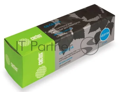 Картридж лазерный Cactus CS-CE311A голубой (1000 стр.) для HP LJ CP1012Pro/CP1025