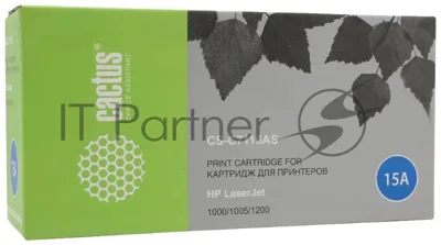 Картридж лазерный Cactus CS-C7115AS черный (2500 стр.) для для принтеров HP LaserJet 1000/1005/1200