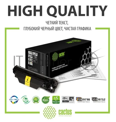 Картридж лазерный Cactus CB435AS (CS-CB435AS) черный (1500 стр.) для LJ P1005/P1006